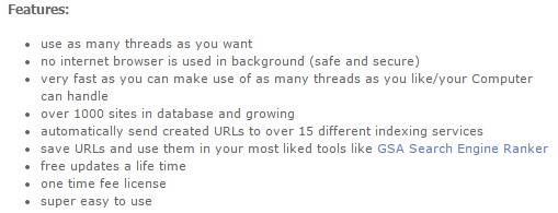 GSA URL Redirect PRO Feature